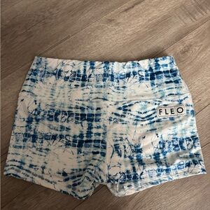 Fleo Blue Love Shorts (High Rise Original) - Size Medium Women